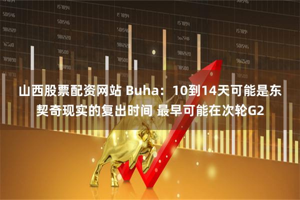 山西股票配资网站 Buha：10到14天可能是东契奇现实的复出时间 最早可能在次轮G2